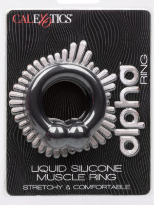 alpha liquid silicone muscle ring black