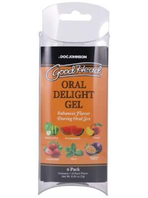 goodhead oral delight gel 6 pack 0.24 oz