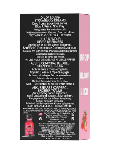 oil of love strawberry dreams 0.75 fl. oz. / 22 ml
