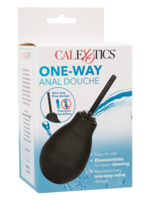 one way anal douche black