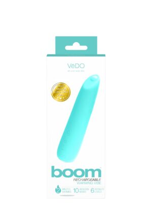boom rechargeable warming vibe tease me turquoise