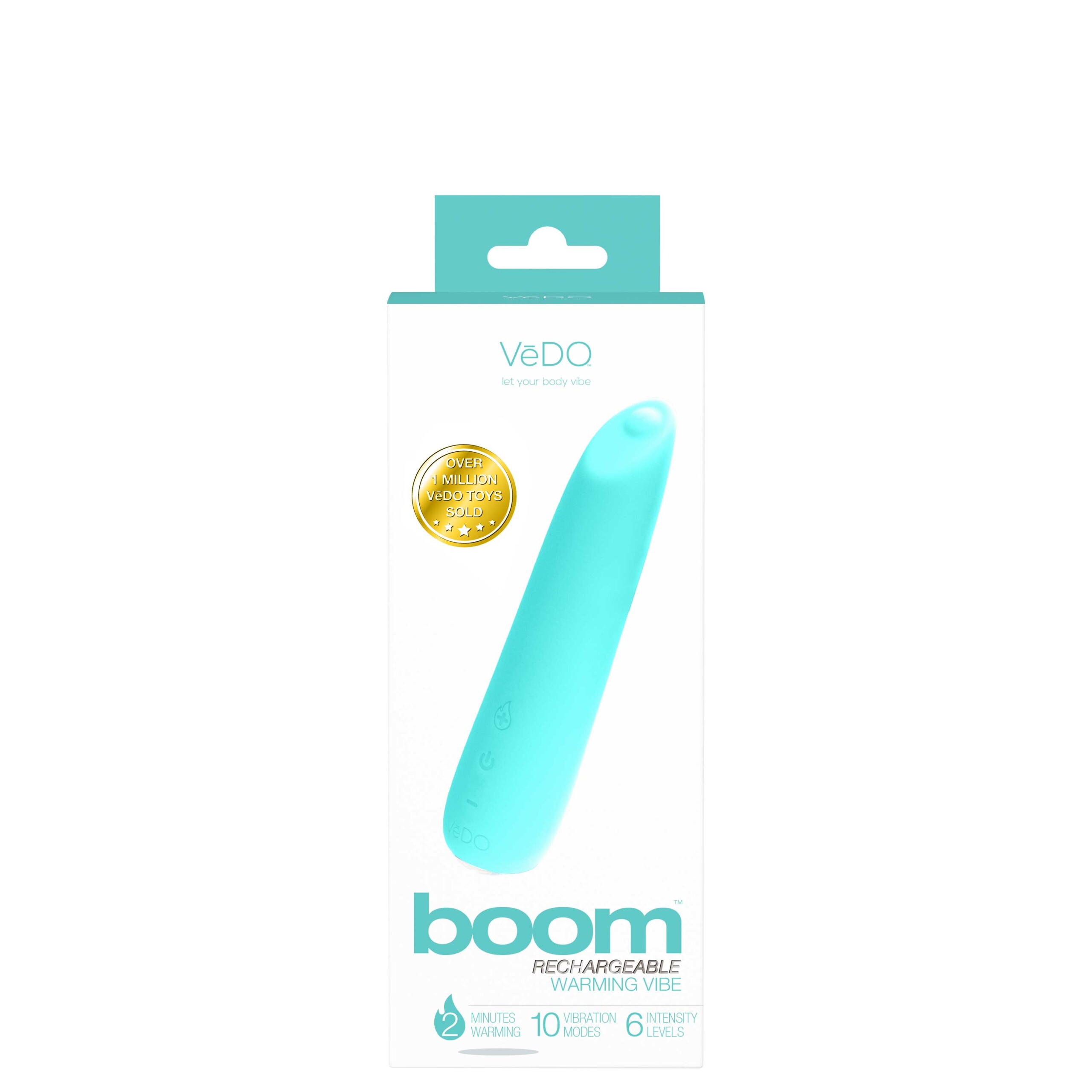 boom rechargeable warming vibe tease me turquoise