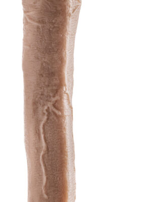 dr. skin mr. ed 13 inch dildo with balls beige