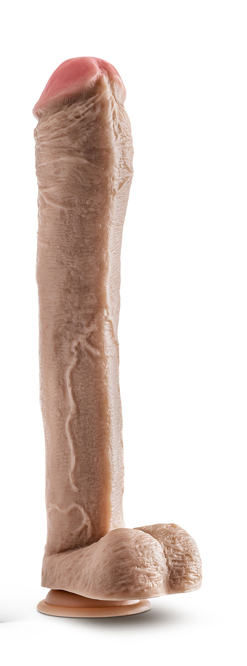 dr. skin mr. ed 13 inch dildo with balls beige dr. skin mr. ed 13 inch dildo with balls beige