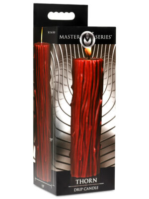 thorn drip candle red