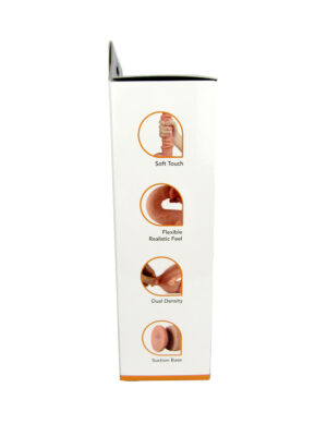 real skin 7.5" dual layer dildo beige real skin 7.5" dual layer dildo beige