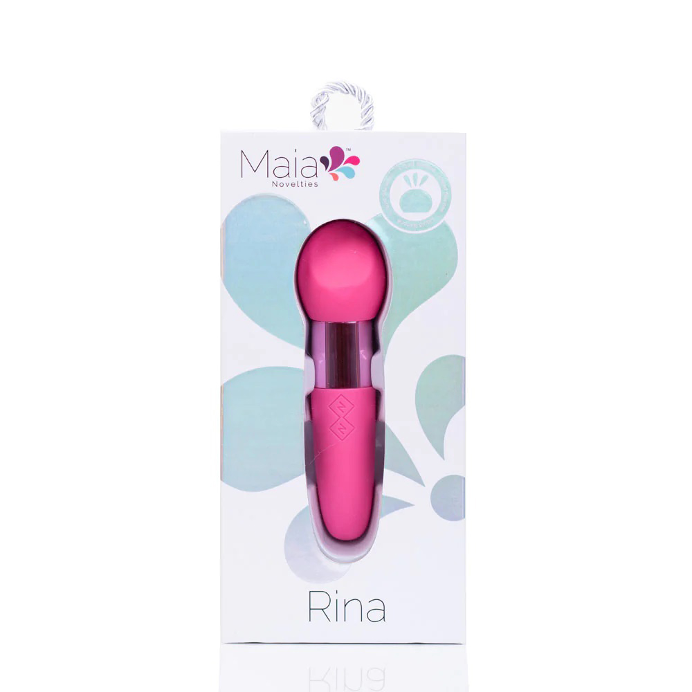 rina rechargeable dual motor silicone 15 function vibrator pink