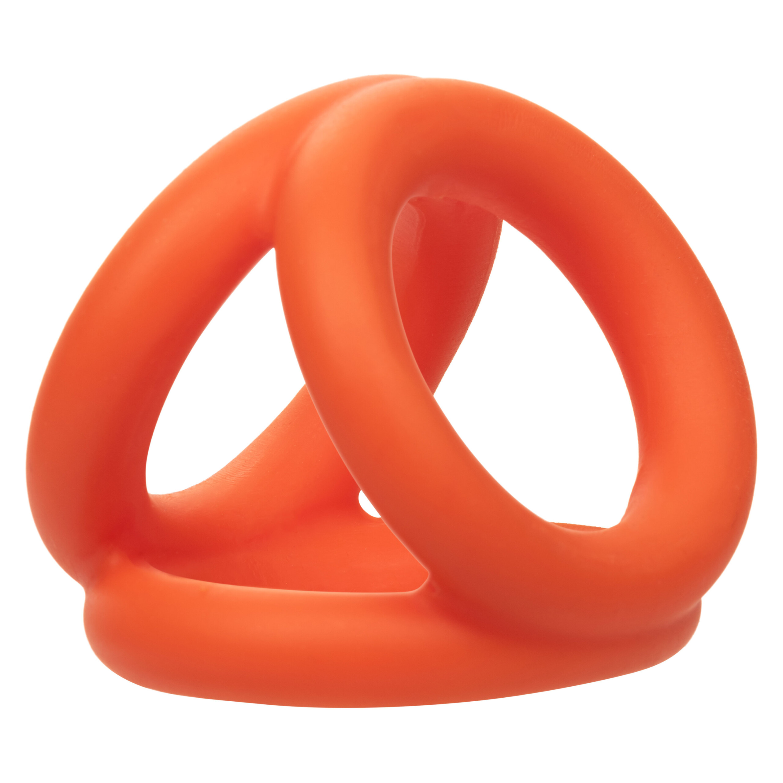 alpha liquid silicone tri ring orange orange