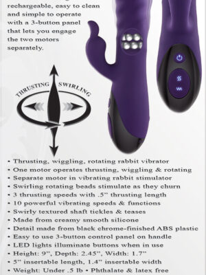rascally rabbit purple