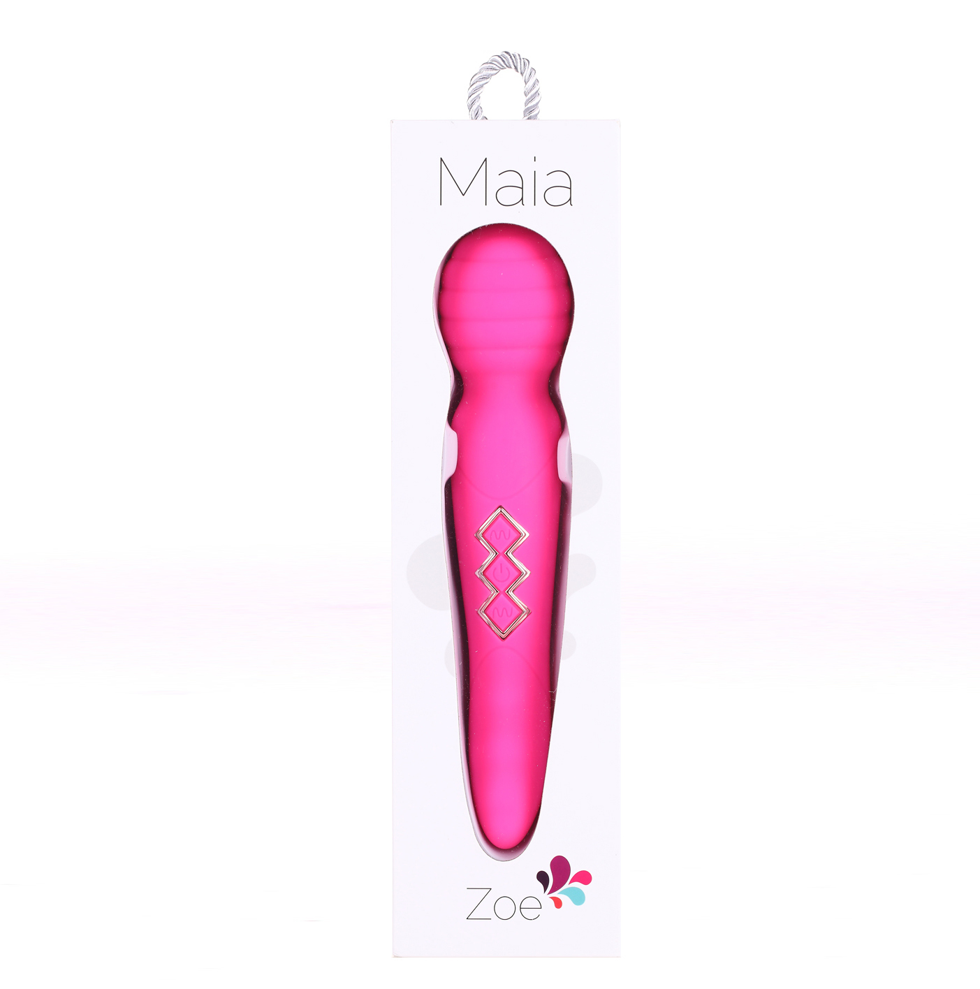 zoe twisty dual vibrating pleasure wand pink