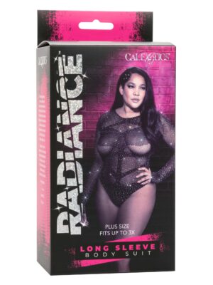 radiance long sleeve body suit queen black