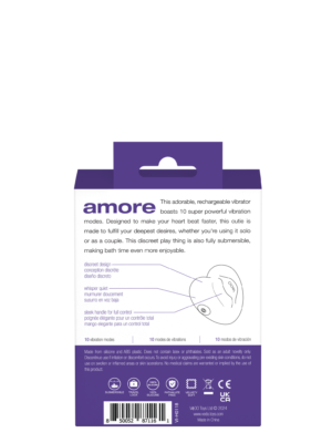 amore rechargeable pleasure vibe purple
