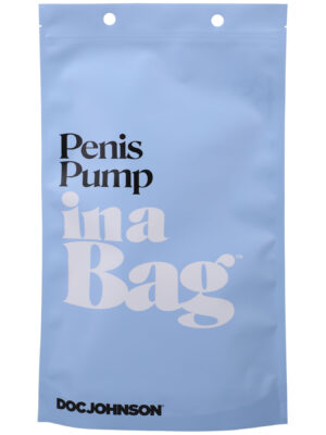 penis pump in a bag clear