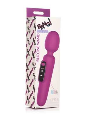 bang digital silicone wand purple