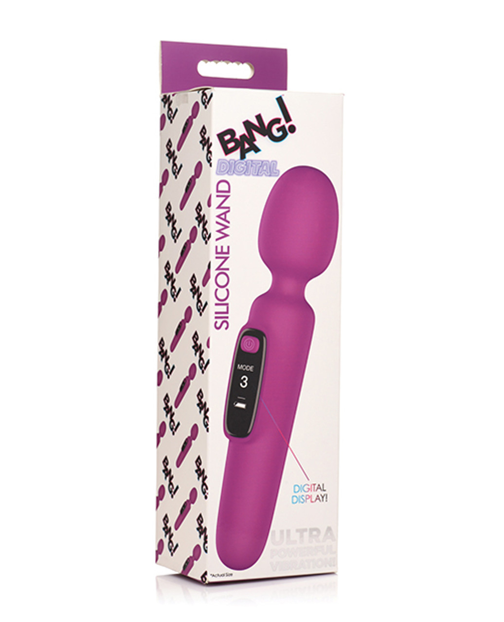 bang digital silicone wand purple bang digital silicone wand purple