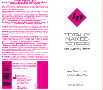 totally naked water based lubricant 4.4 oz