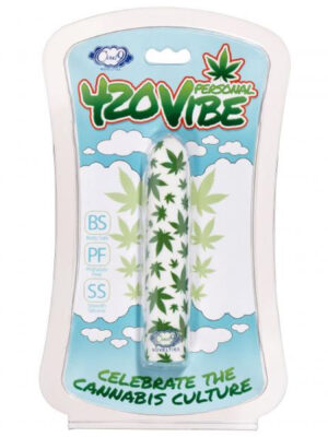 420 slim cannabis leaf vibe white/green