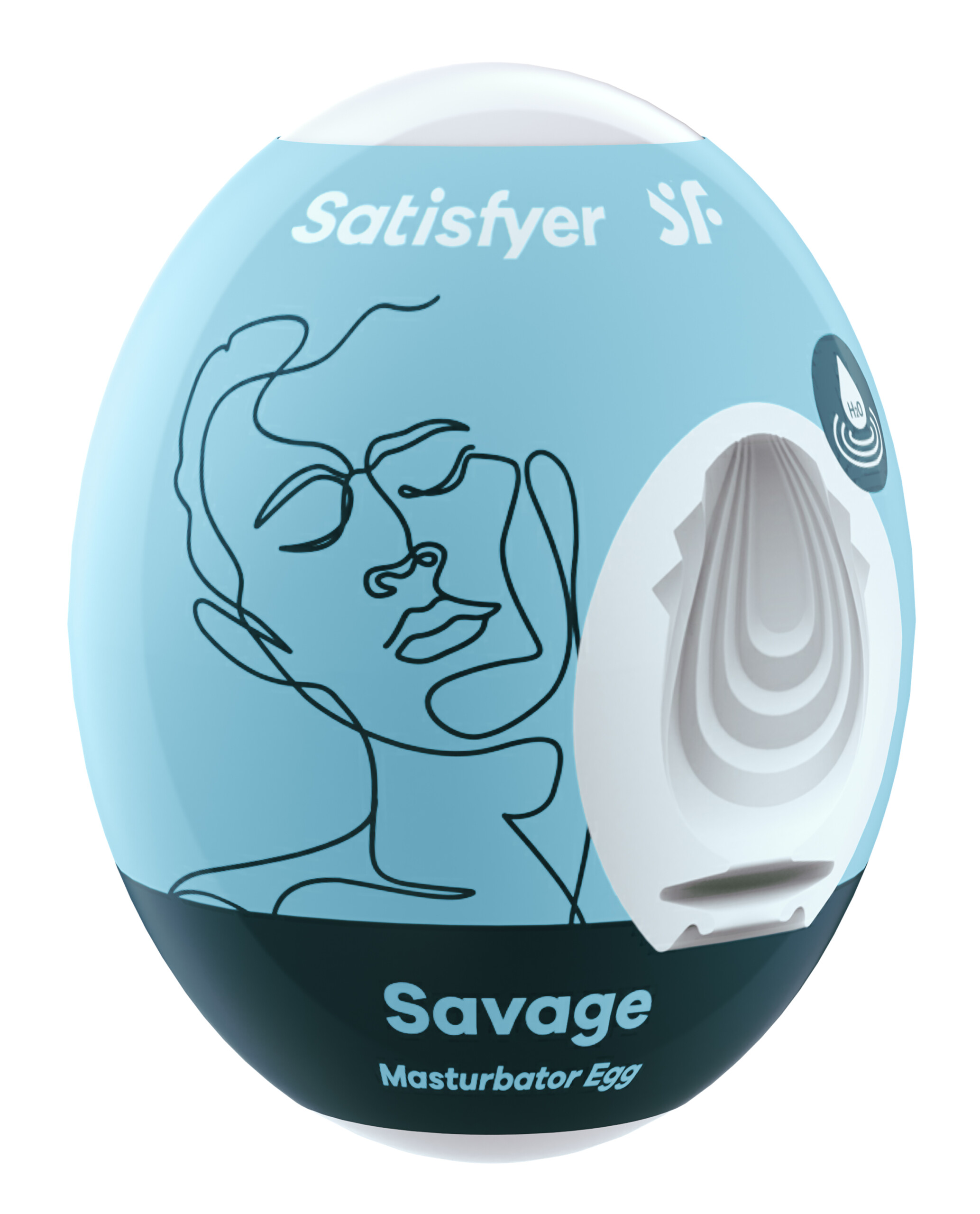 satisfyer masturbator egg savage blue satisfyer masturbator egg savage blue