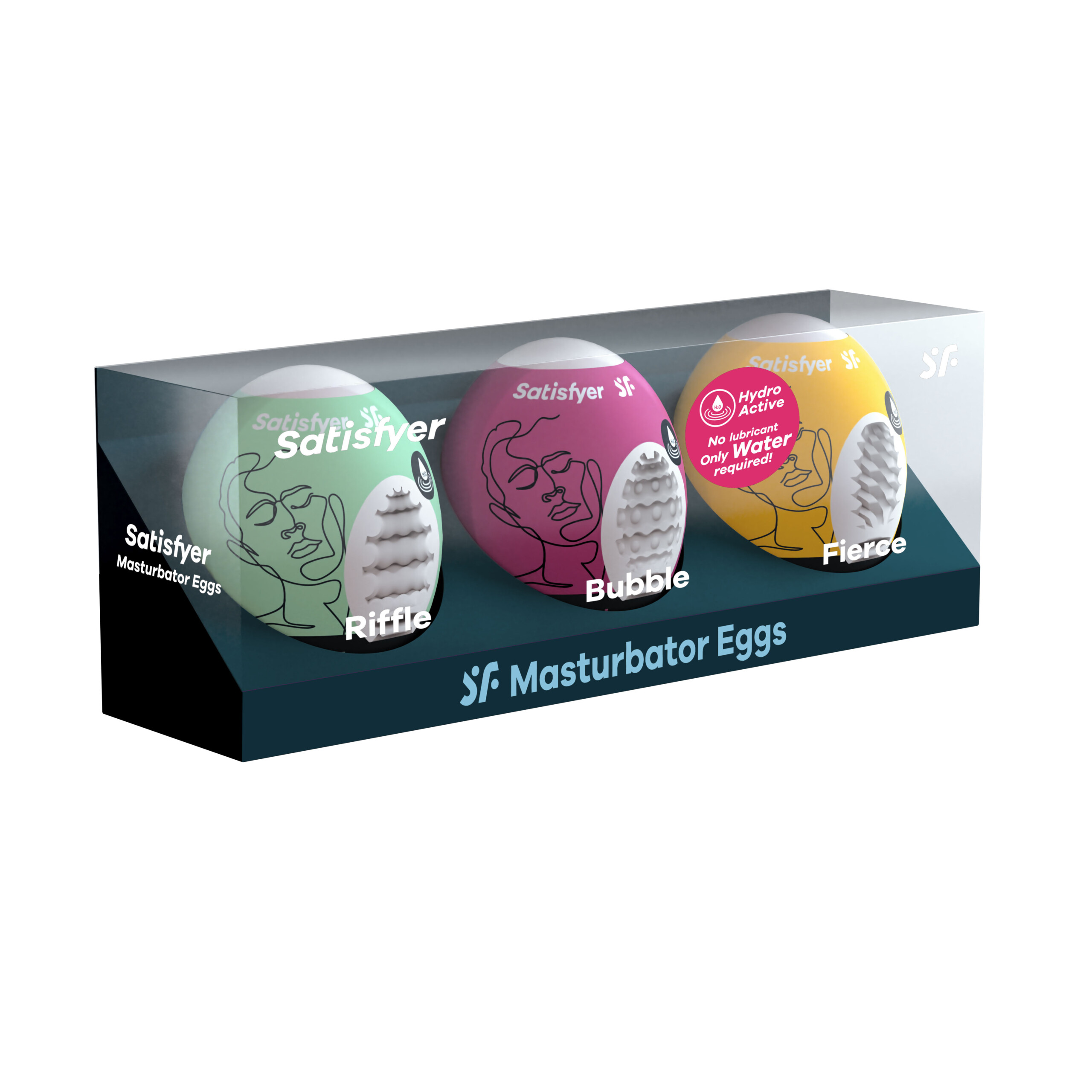 3 pc set masturbator egg riffle bubble fierce