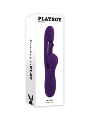playboy pleasure the thrill rabbit vibrator purple