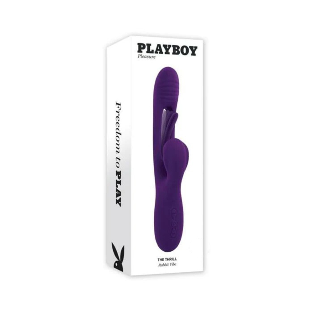 playboy pleasure the thrill rabbit vibrator purple playboy pleasure the thrill rabbit vibrator purple