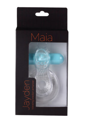 jayden vibrating erection enhancer ring clear
