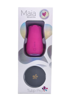 tulip pro 15 function suction vibe with wireless charging pink