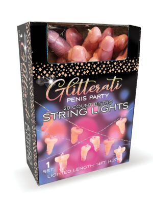 glitterati penis string lights 20 lights glitterati penis string lights 20 lights
