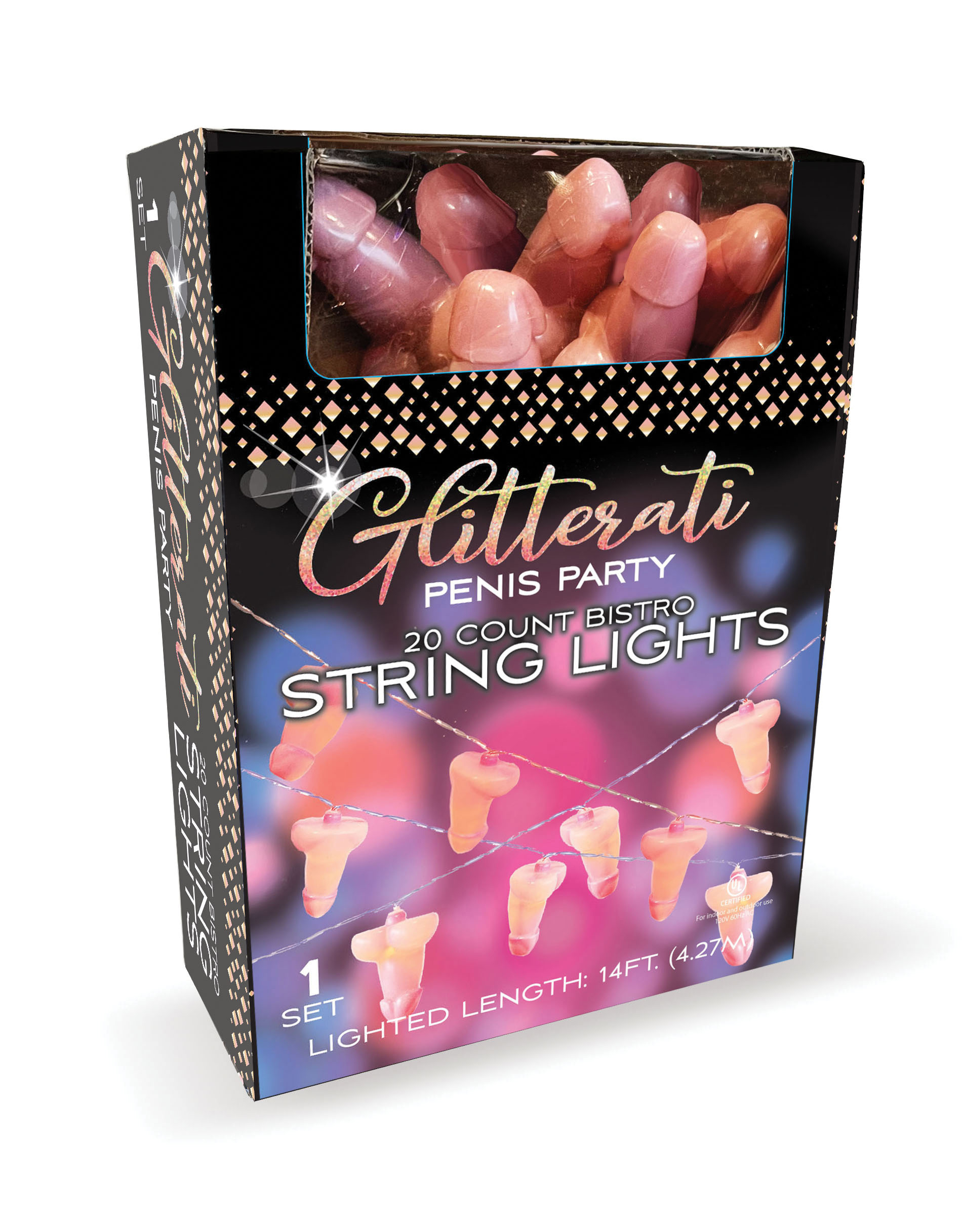 glitterati penis string lights 20 lights glitterati penis string lights 20 lights