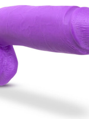 neo 11 inch dual density dildo neon purple