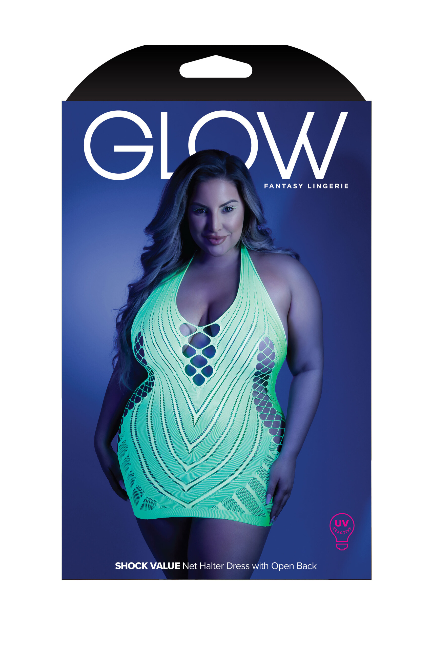 shock value halter dress queen neon green
