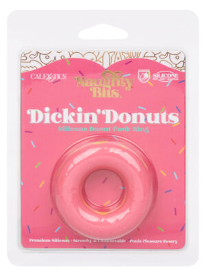 naughty bits dickin donuts silicone donut cock ring pink