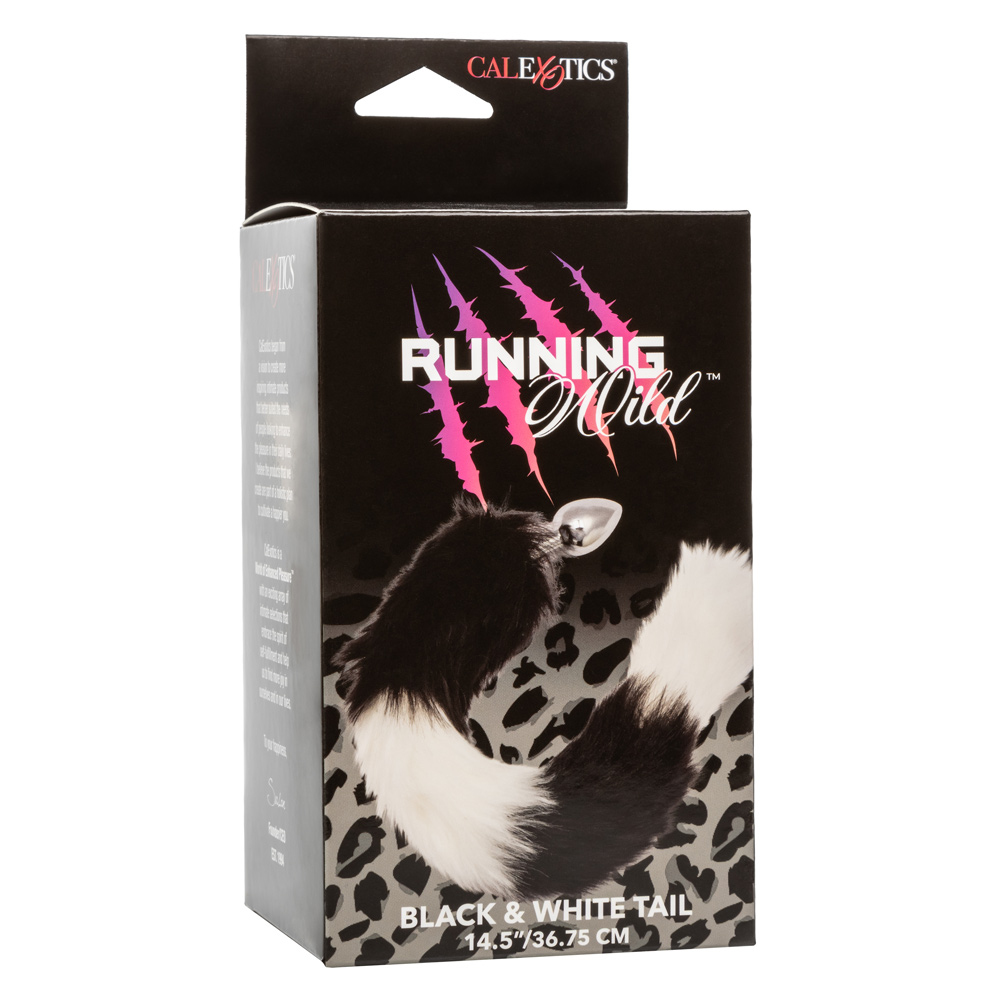 running wild tail black/white