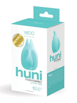 huni rechargeable finger vibe tease me turquoise