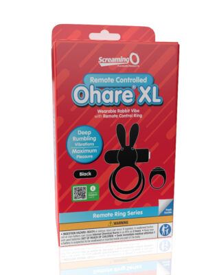 screaming o remote controlled ohare xl vibrating ring black screaming o remote controlled ohare xl vibrating ring black
