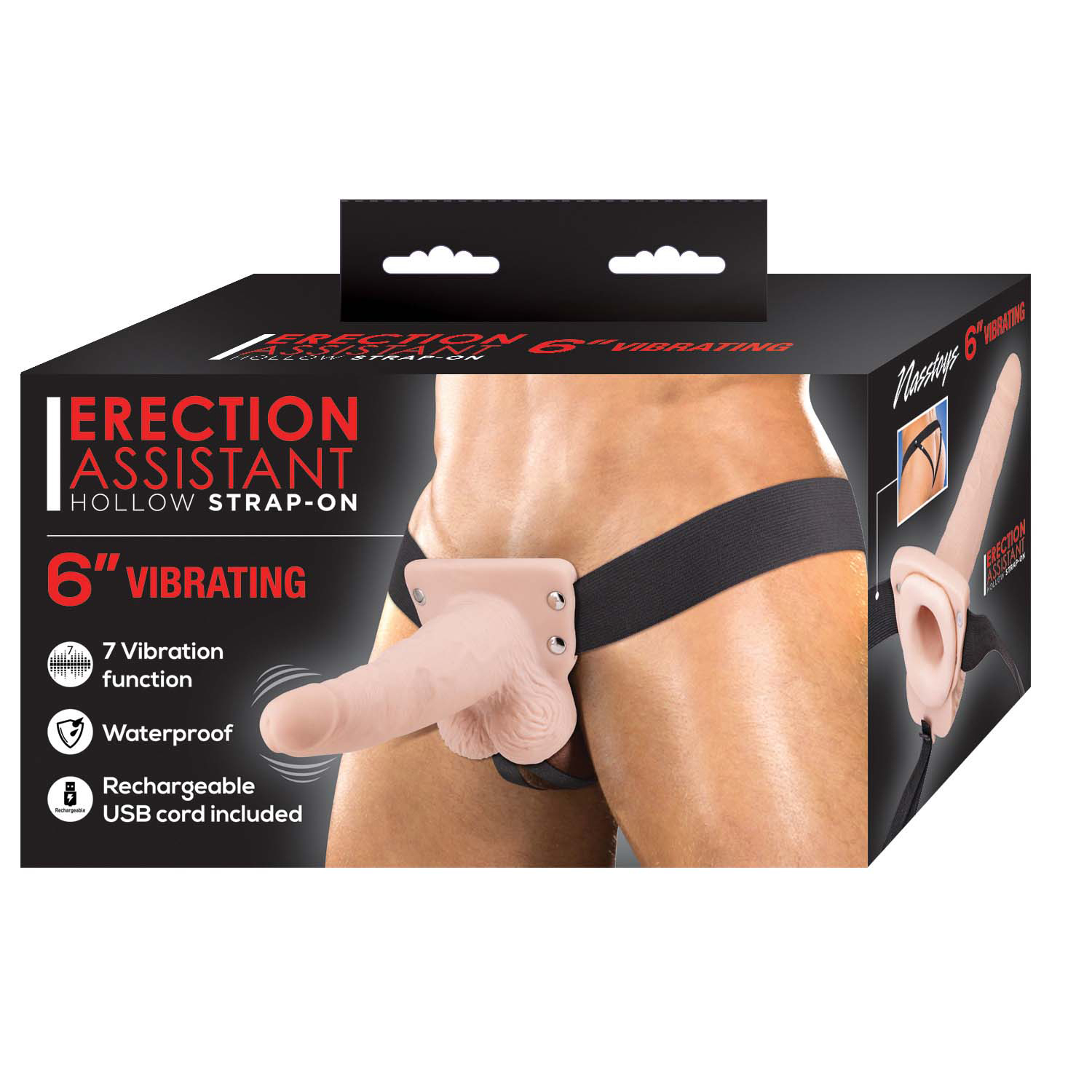 erection assistant hollow strap on