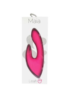leah usb rechargeable silicone 10 function rabbit vibrator pink
