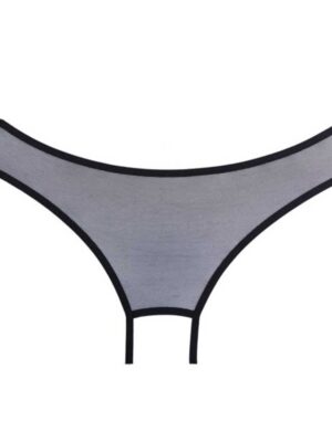 adore sheer teaz panty one size black