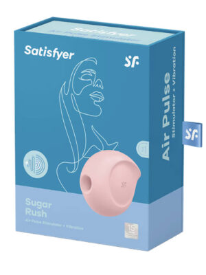 satisfyer sugar rush air pulse stimulator plus vibration rose