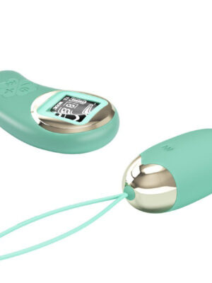 mina vibrating remote control egg turquoise