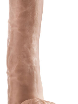 dr. skin mr. savage 11.5 inch dildo with balls beige