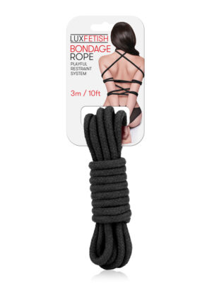 sexy bondage rope 3m / 10ft black sexy bondage rope 3m / 10ft black