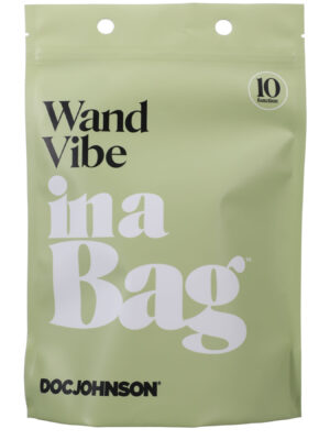 wand vibe in a bag black