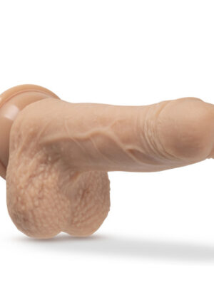 dr. skin silicone dr. grey 7.0" thrusting dildo vanilla (7.5" while thrusting)