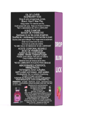 oil of love raspberry kiss 0.75 fl. oz. / 22 ml
