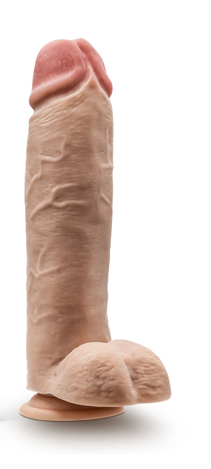 dr. skin mr. mister 10.5 inch dildo with balls beige dr. skin mr. mister 10.5 inch dildo with balls beige