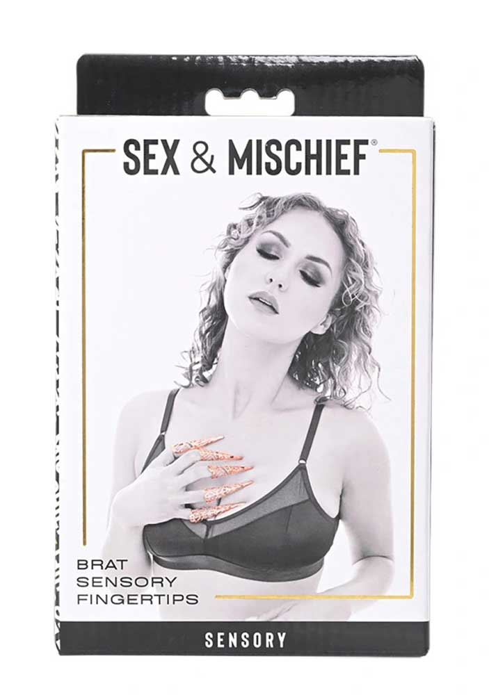 brat sensory fingertips rose gold