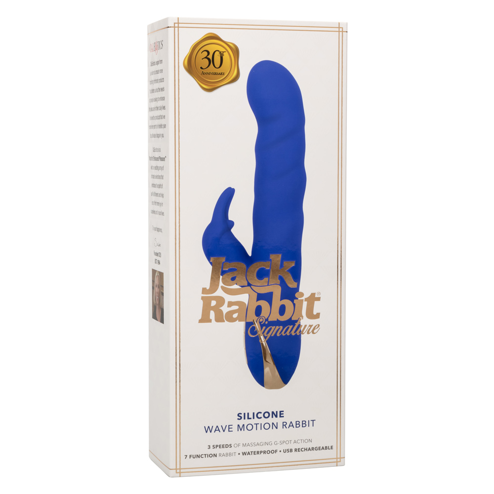 jack rabbit signature silicone wave motion rabbit blue