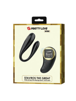 nathan double pleasure remote control vibrator black