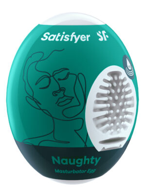satisfyer masturbator egg naughty dark green